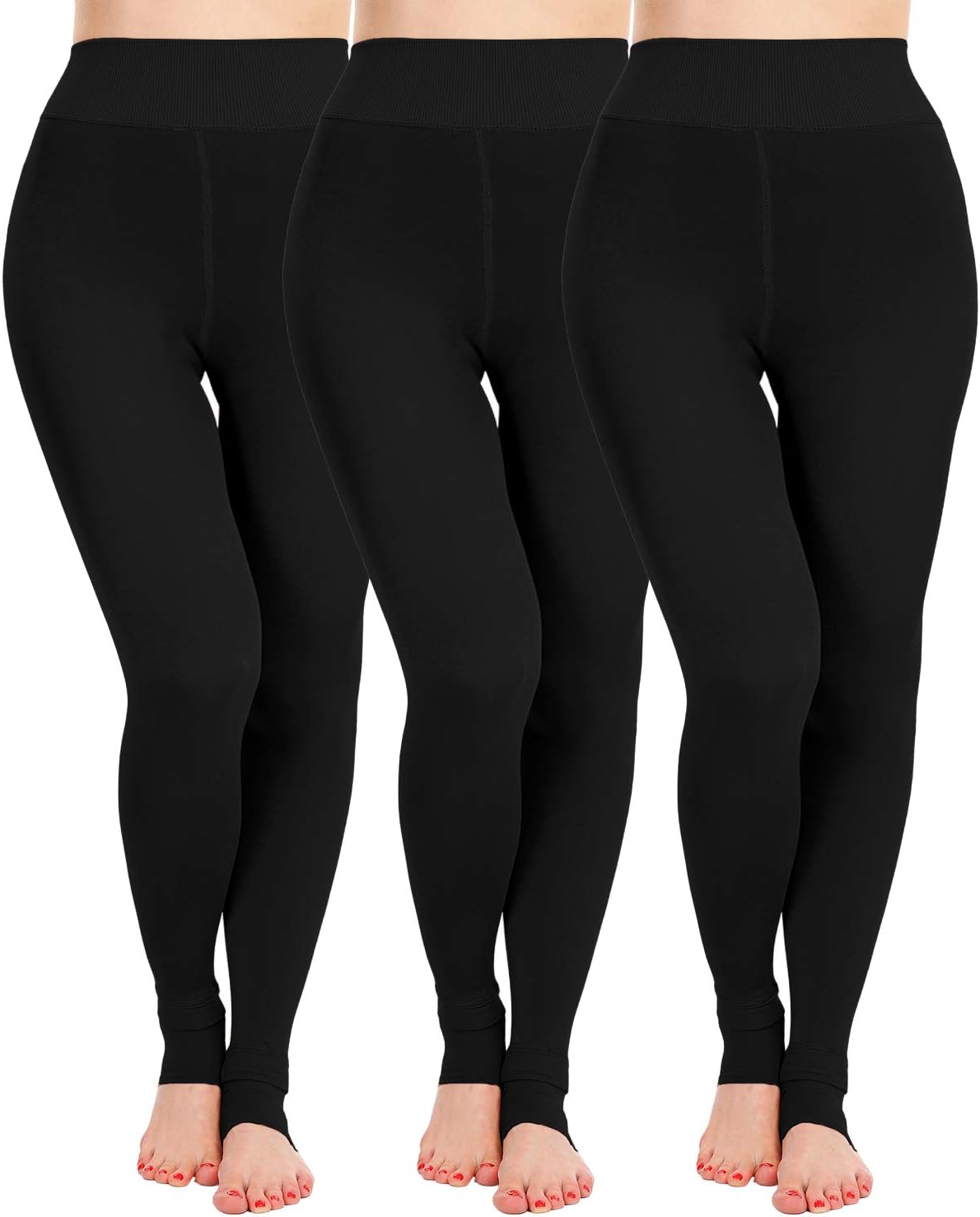 Fleece Lined Winter Warm Leggings for Women Thick Thermal Velvet Tights