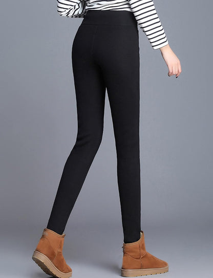 Women's Winter Warm Athletic Sweatpants Sherpa Lined Joggers Fleece Pants