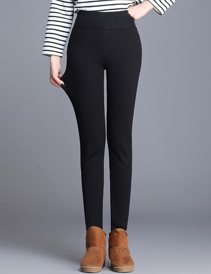 Women's Winter Warm Athletic Sweatpants Sherpa Lined Joggers Fleece Pants