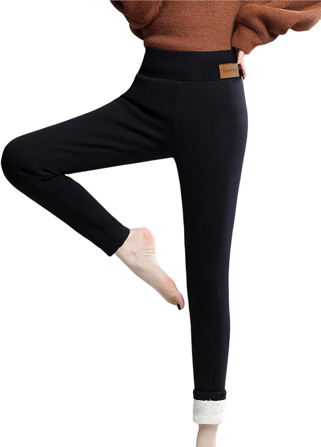 Women's Winter Warm Athletic Sweatpants Sherpa Lined Joggers Fleece Pants