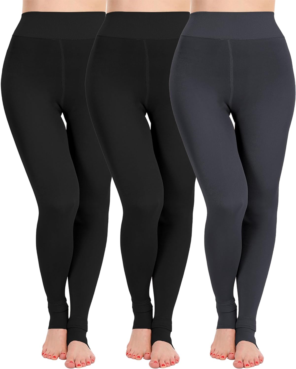 Fleece Lined Winter Warm Leggings for Women Thick Thermal Velvet Tights