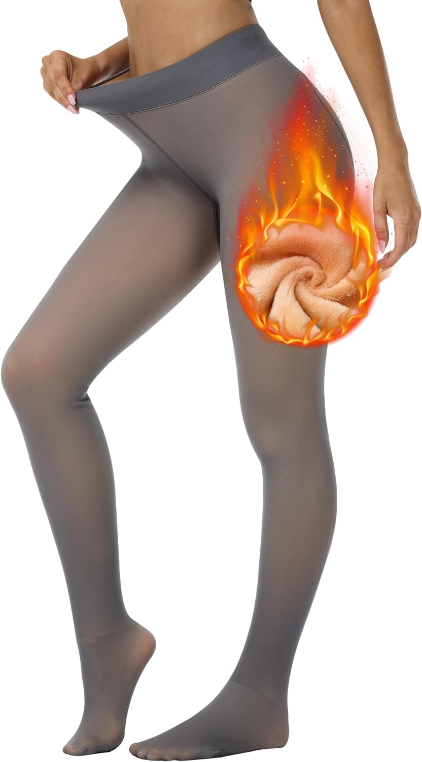 Fleece Lined Winter Warm Leggings for Women Thick Thermal Velvet Tights