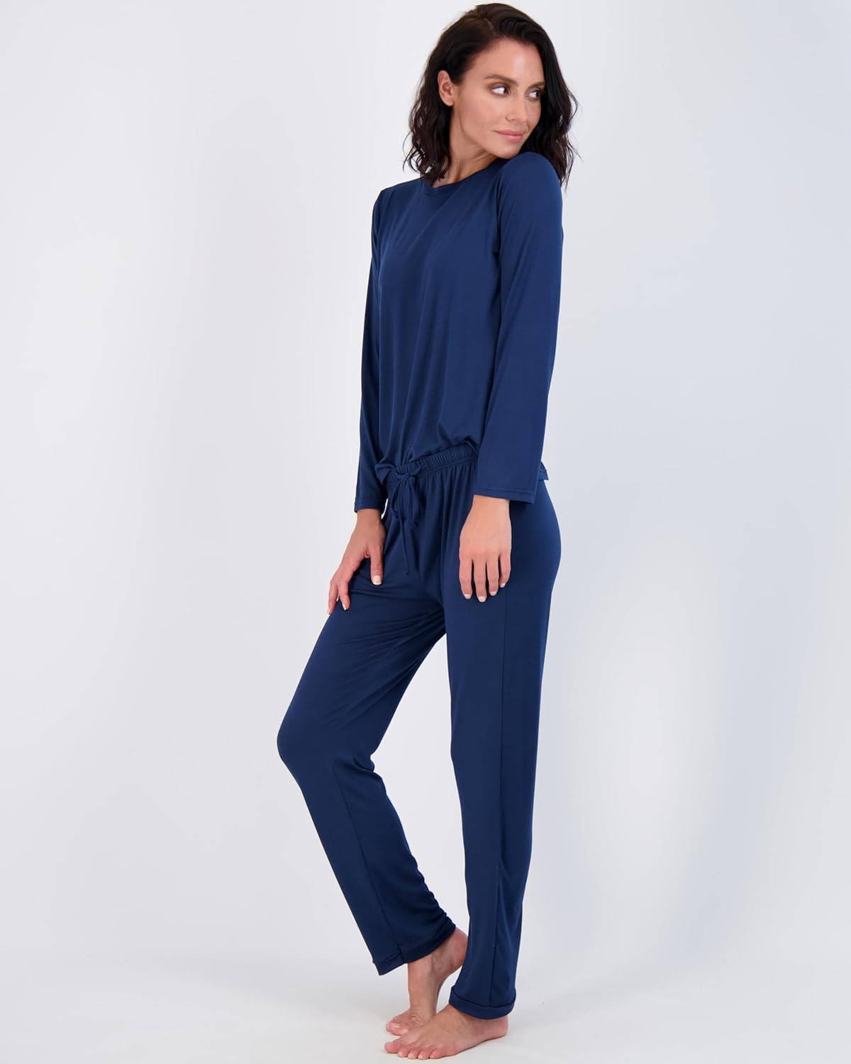 2 Pack: Women’s Pajama Set Super-Soft Short & Long Sleeve Top With Pants (Available In Plus Size)