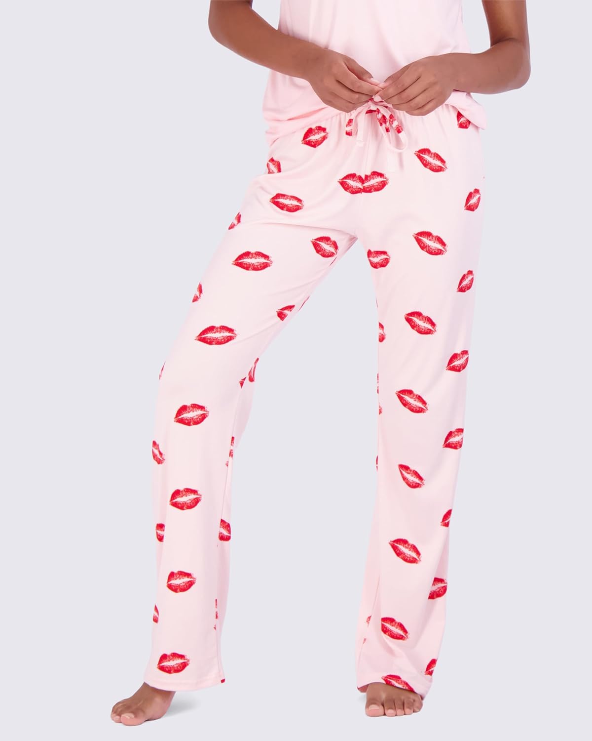 Real Essentials 2 Pack: Women’s Pajama Set Super-Soft Short & Long Sleeve Top With Pants (Available In Plus Size)