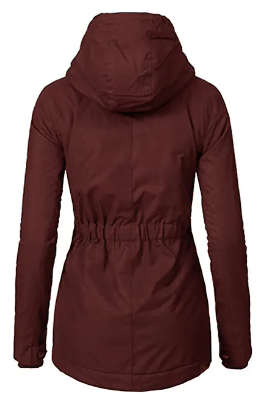 Women's Long Coat Windproof and Warm 3-in-1