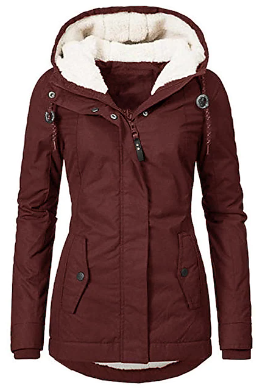 Women's Long Coat Windproof and Warm 3-in-1