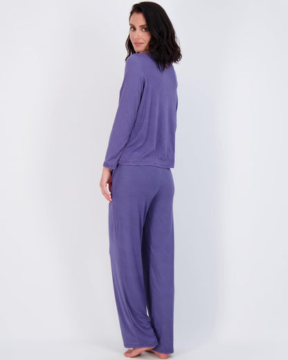 Real Essentials 2 Pack: Women’s Pajama Set Super-Soft Short & Long Sleeve Top With Pants (Available In Plus Size)