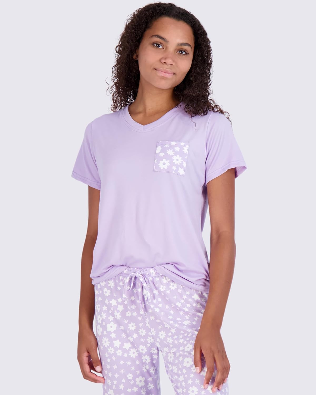 2 Pack: Women’s Pajama Set Super-Soft Short & Long Sleeve Top With Pants (Available In Plus Size)