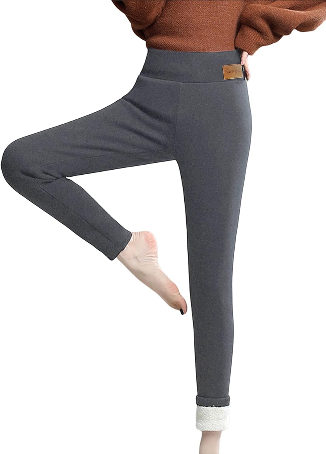 Women's Winter Warm Athletic Sweatpants Sherpa Lined Joggers Fleece Pants