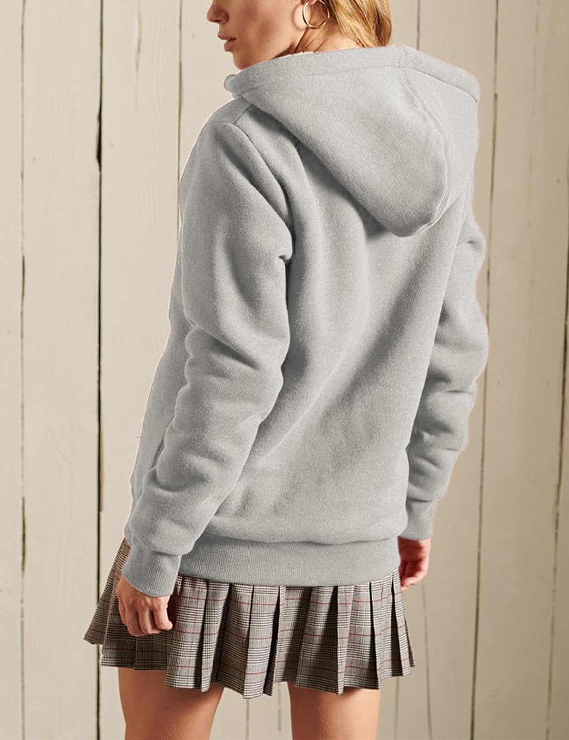 Women's Winter Hoodies Pullover Sherpa Fleece Warm Heavyweight Sweatshirt