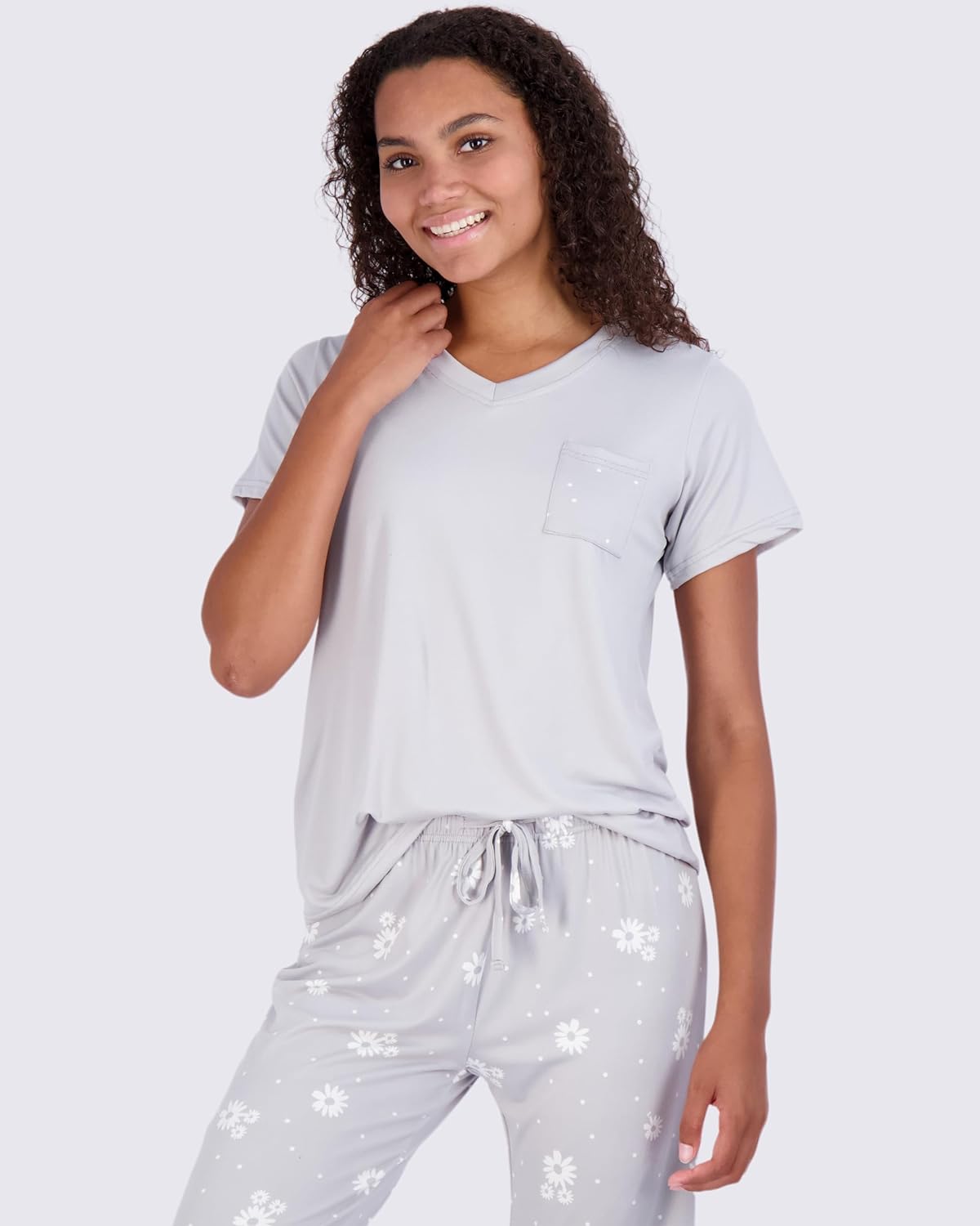 2 Pack: Women’s Pajama Set Super-Soft Short & Long Sleeve Top With Pants (Available In Plus Size)