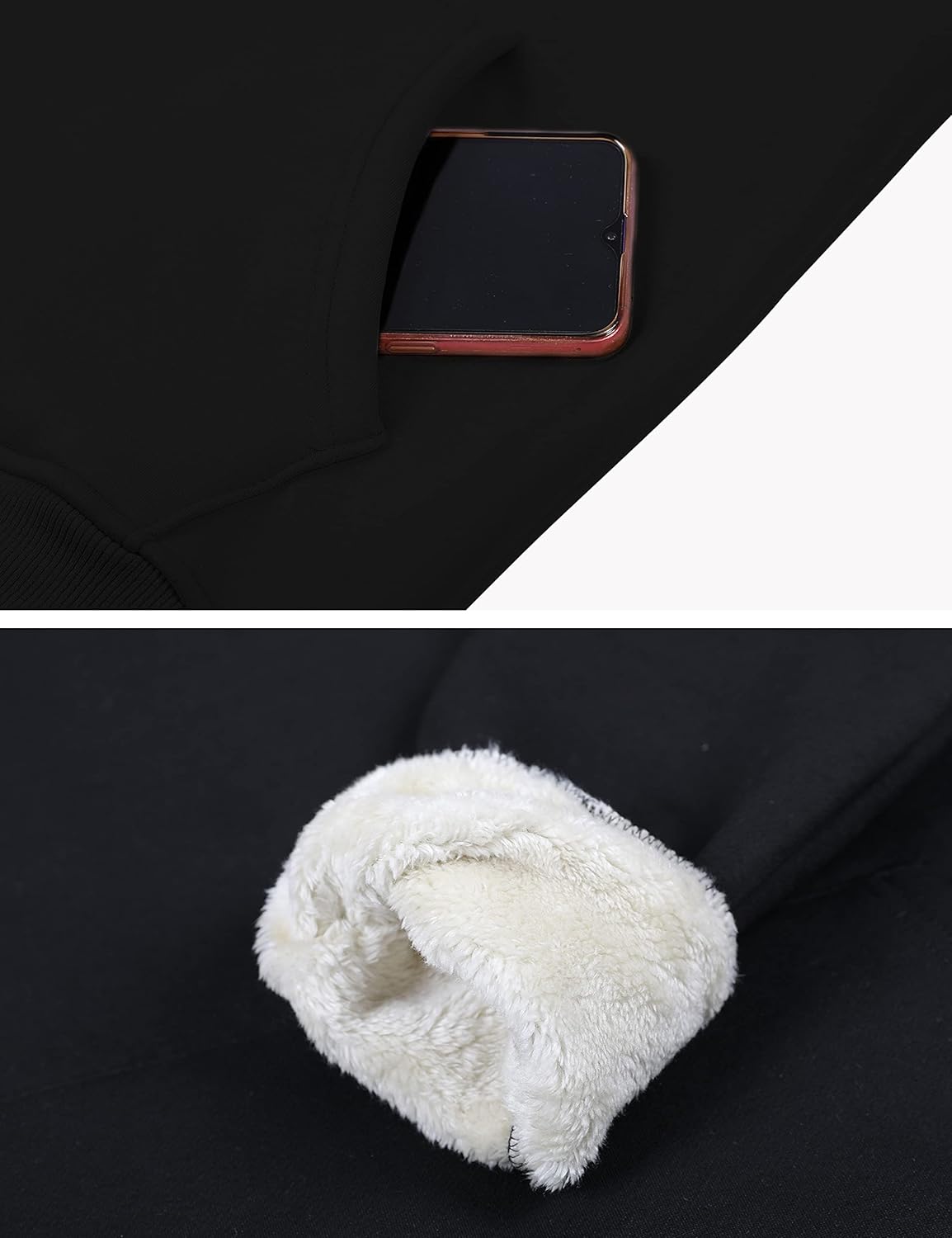 Women's Winter Hoodies Pullover Sherpa Fleece Warm Heavyweight Sweatshirt