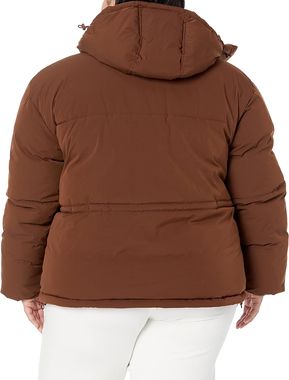Women's Short Waisted Puffer Jacket (Available in Plus Size)