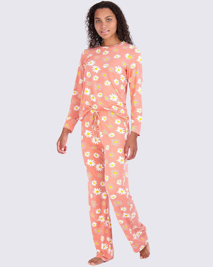 2 Pack: Women’s Pajama Set Super-Soft Short & Long Sleeve Top With Pants (Available In Plus Size)