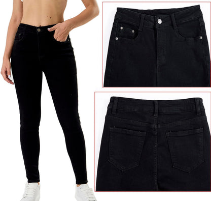 Women's Winter Fleece Lined Sherpa Thermal Skinny Pants Casual Warm Trousers