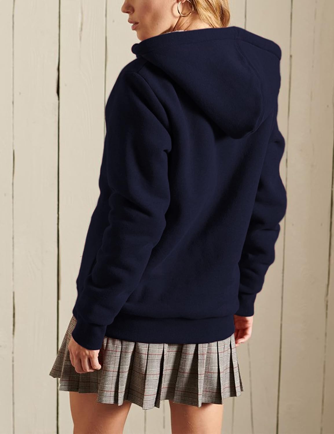 Women's Winter Hoodies Pullover Sherpa Fleece Warm Heavyweight Sweatshirt