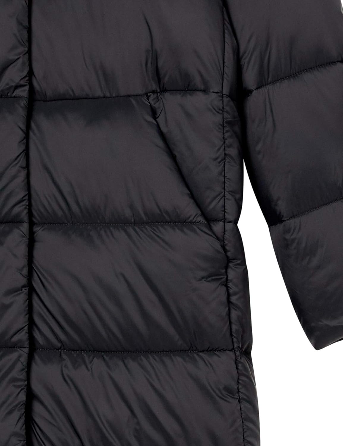 Women's Lightweight Water-Resistant Longer Length Cocoon Puffer Coat
