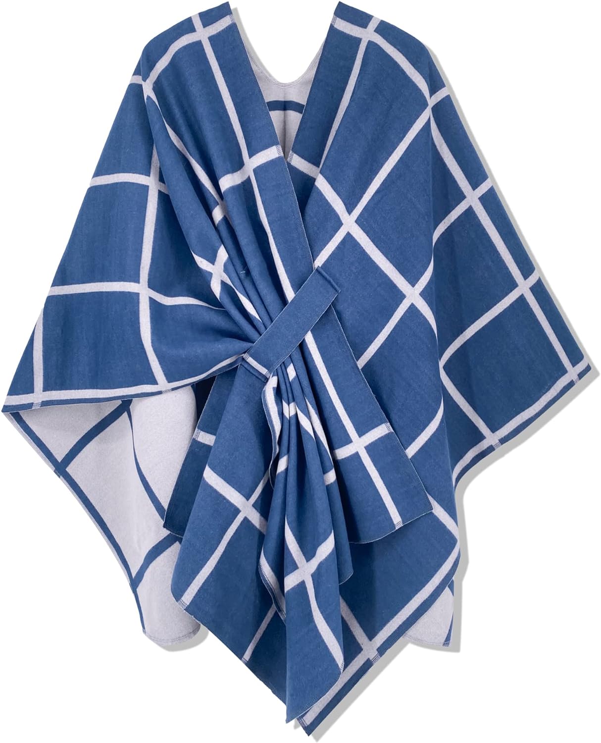 Women's Shawl Wrap Poncho Ruana Cape Open Front Cardigan Shawls for Fall Winter