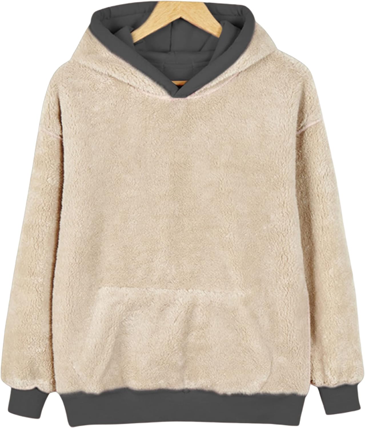 Women's Winter Hoodies Pullover Sherpa Fleece Warm Heavyweight Sweatshirt