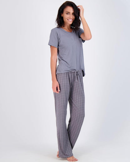 2 Pack: Women’s Pajama Set Super-Soft Short & Long Sleeve Top With Pants (Available In Plus Size)