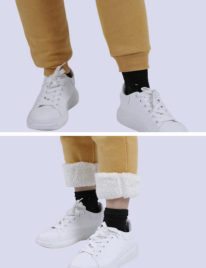 Women's Winter Warm Athletic Sweatpants Sherpa Lined Joggers Fleece Pants