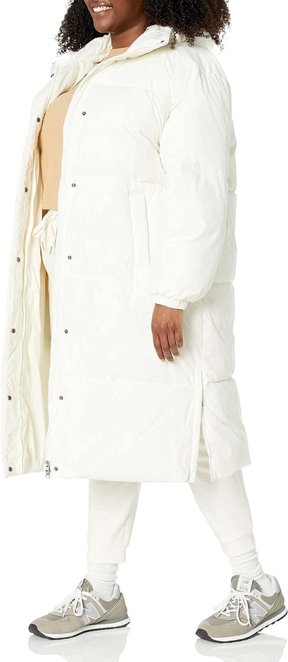 Women's Oversized Long Puffer Jacket (Available in Plus Size)