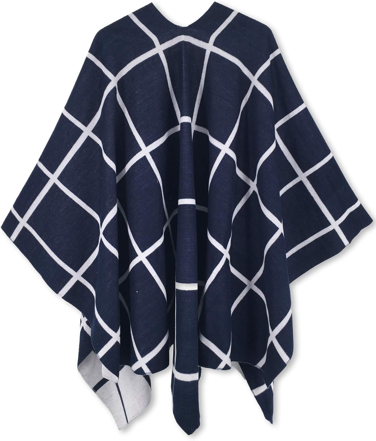 Women's Shawl Wrap Poncho Ruana Cape Open Front Cardigan Shawls for Fall Winter