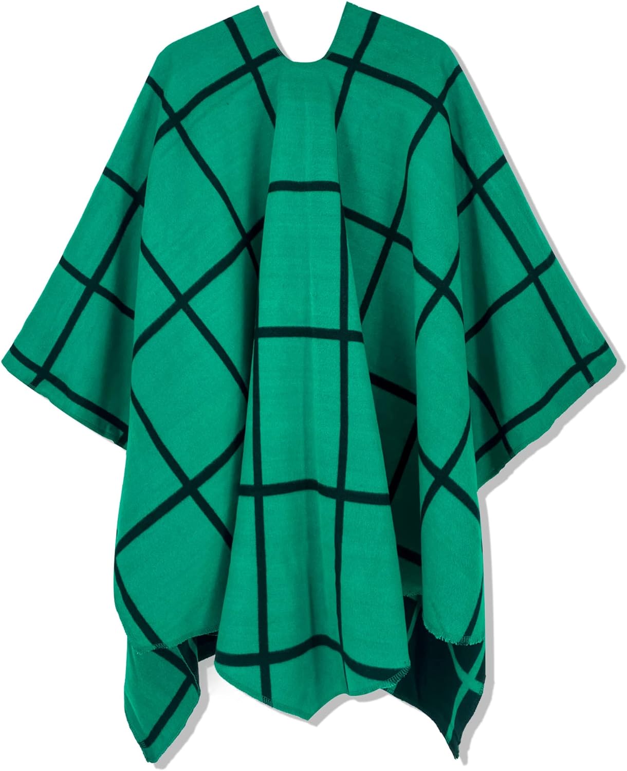 Women's Shawl Wrap Poncho Ruana Cape Open Front Cardigan Shawls for Fall Winter