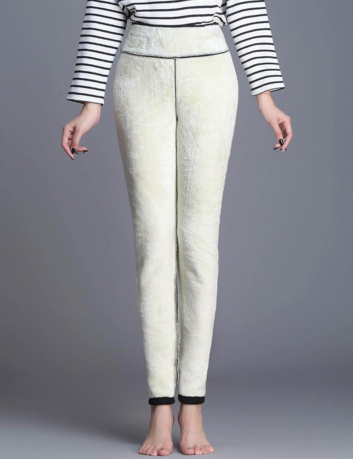 Women's Winter Warm Athletic Sweatpants Sherpa Lined Joggers Fleece Pants