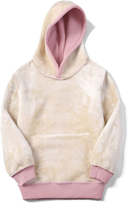 Women's Winter Hoodies Pullover Sherpa Fleece Warm Heavyweight Sweatshirt