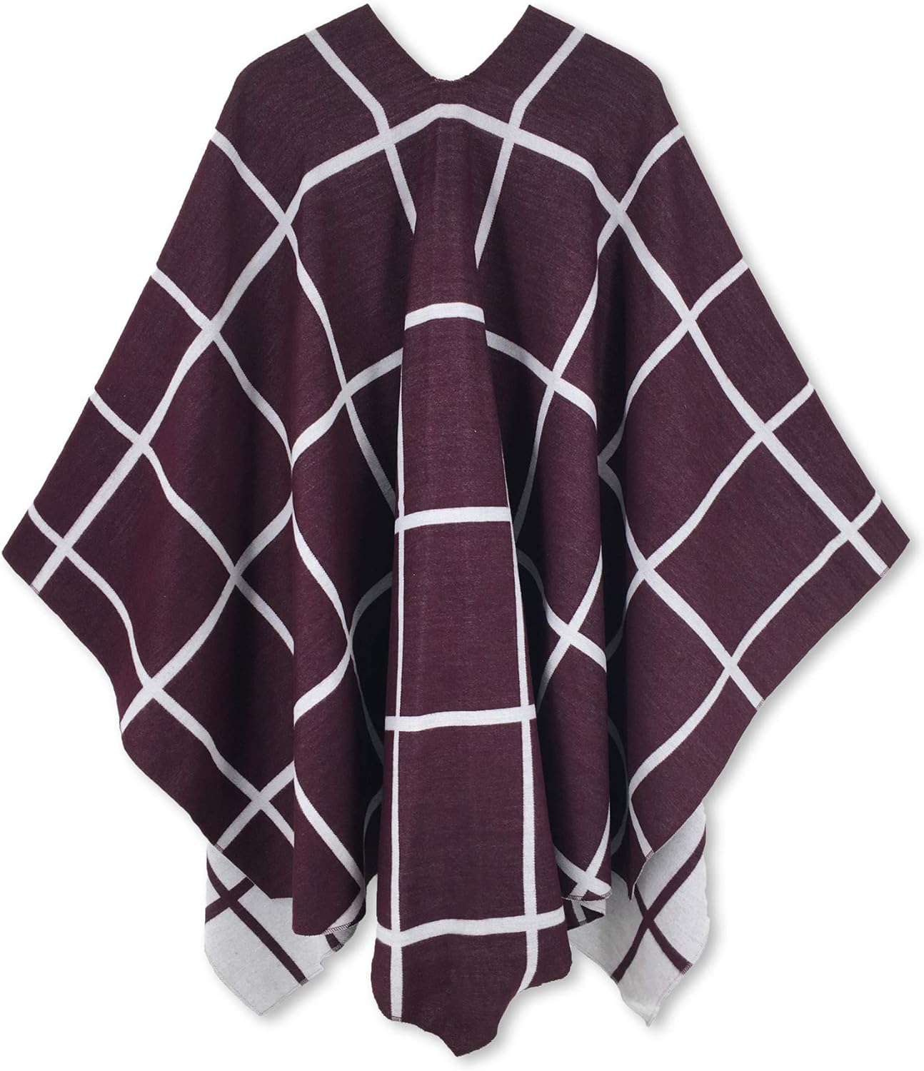 Women's Shawl Wrap Poncho Ruana Cape Open Front Cardigan Shawls for Fall Winter