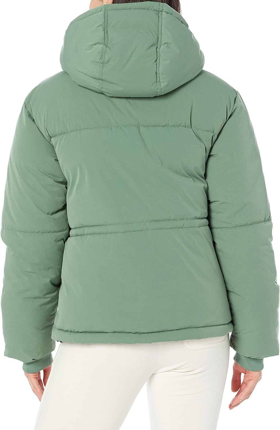 Women's Short Waisted Puffer Jacket (Available in Plus Size)