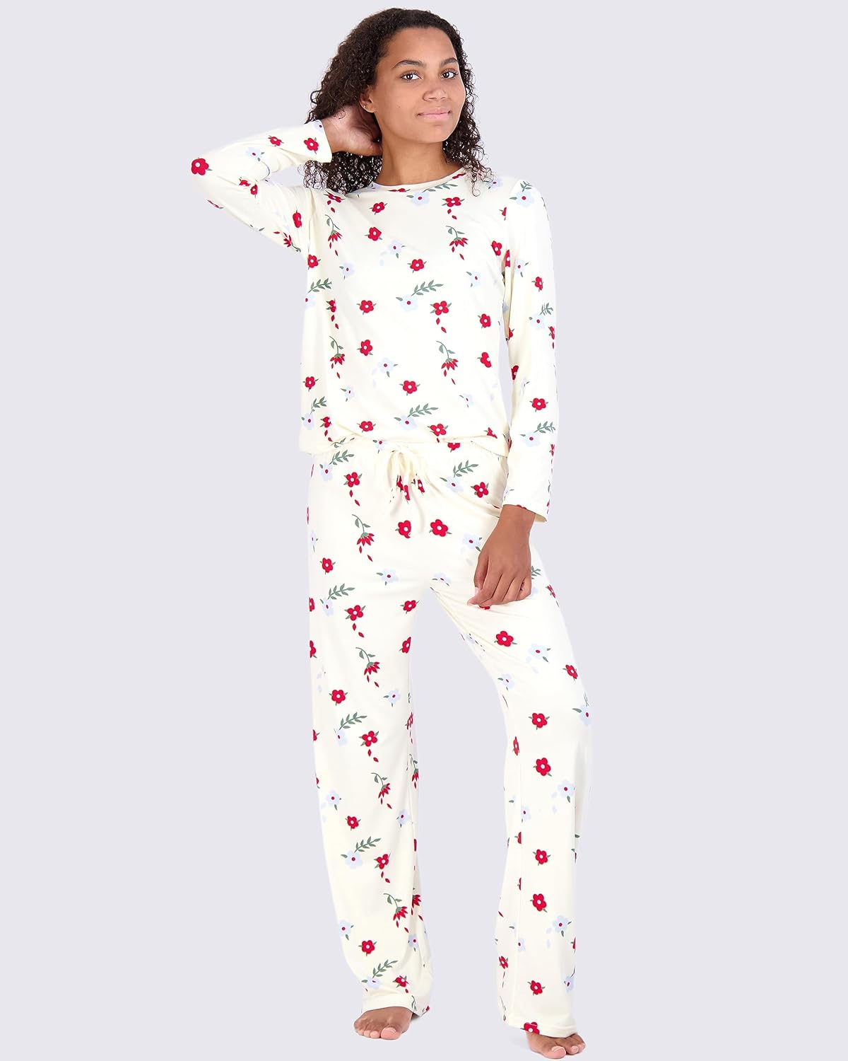 2 Pack: Women’s Pajama Set Super-Soft Short & Long Sleeve Top With Pants (Available In Plus Size)