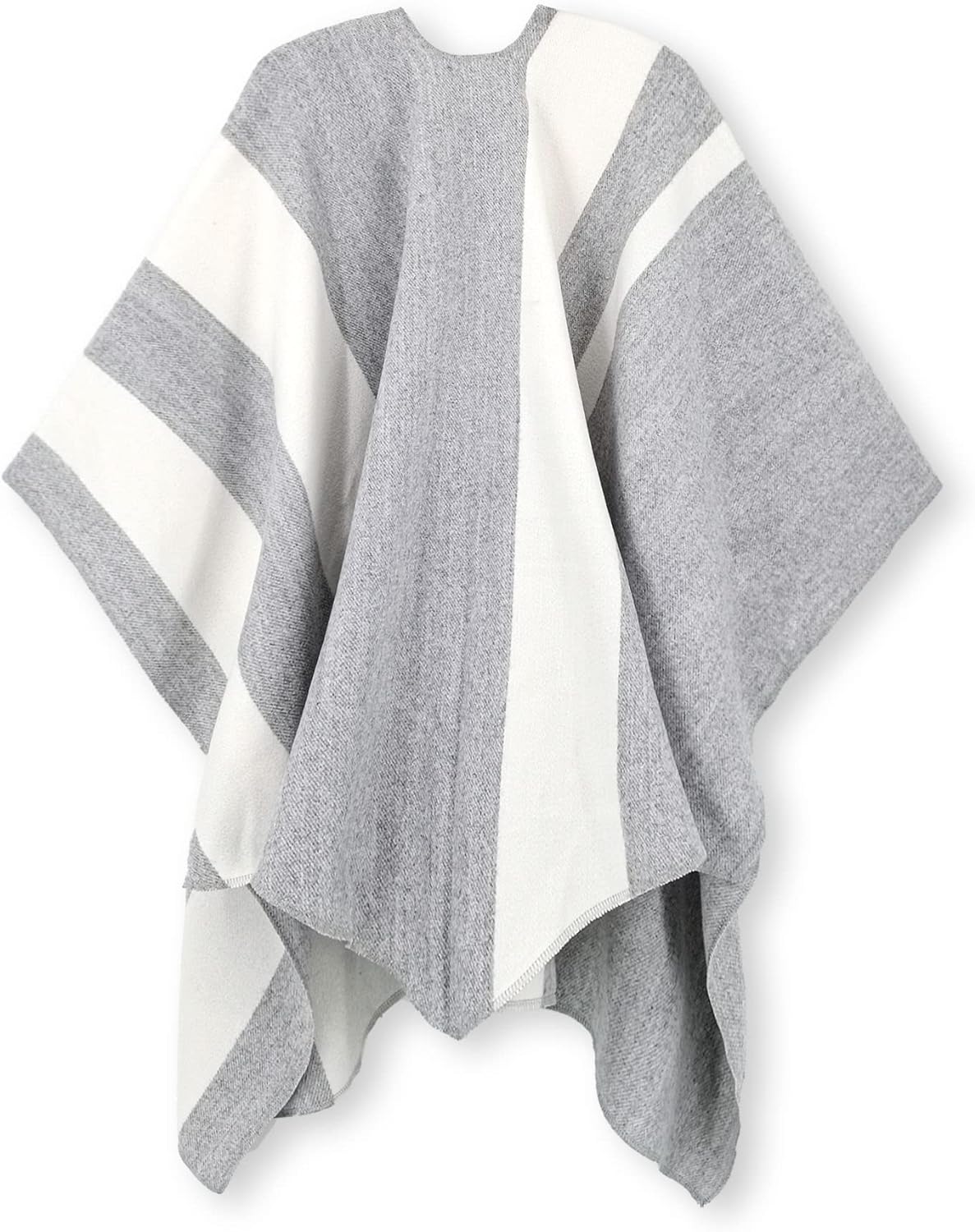 Women's Shawl Wrap Poncho Ruana Cape Open Front Cardigan Shawls for Fall Winter