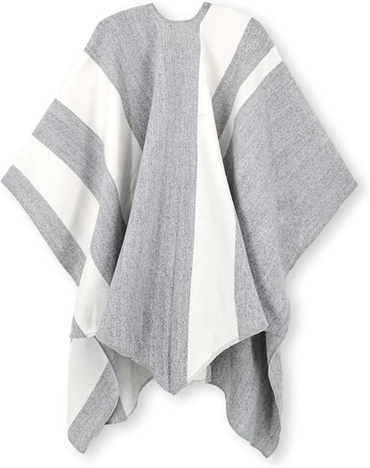 Women's Shawl Wrap Poncho Ruana Cape Open Front Cardigan Shawls for Fall Winter