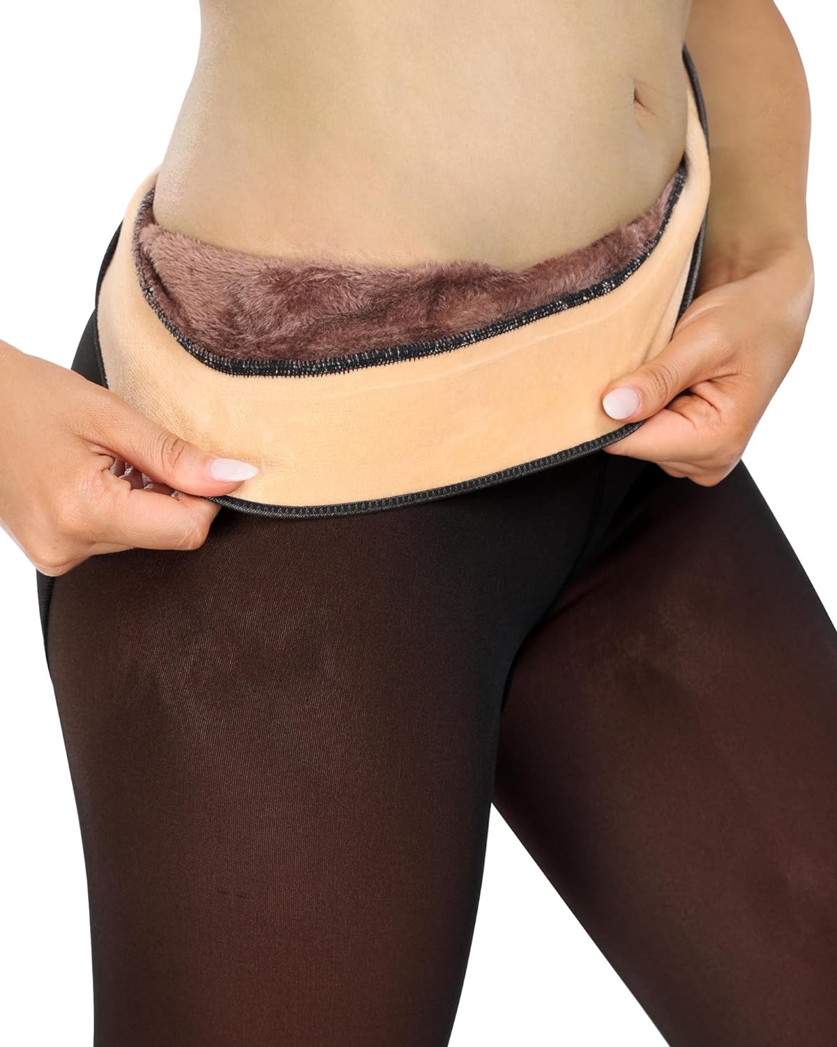 Fleece Lined Winter Warm Leggings for Women Thick Thermal Velvet Tights