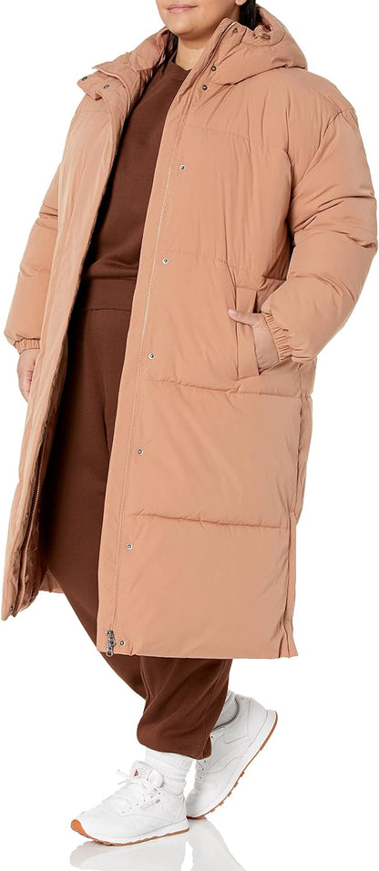Women's Oversized Long Puffer Jacket (Available in Plus Size)