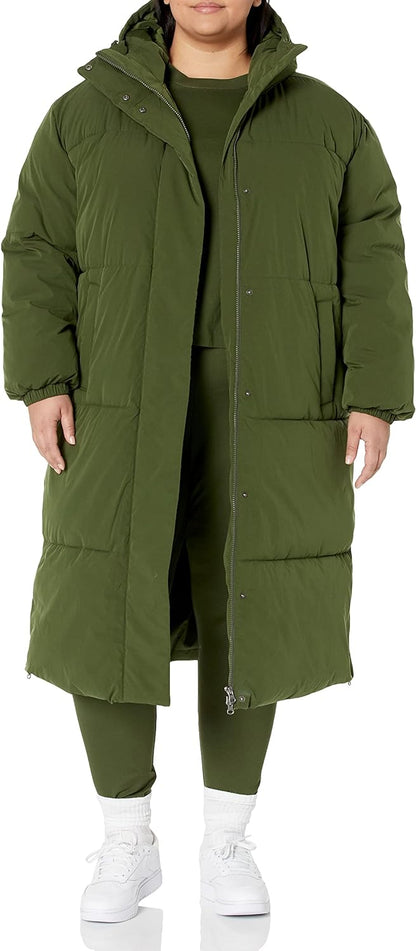 Women's Oversized Long Puffer Jacket (Available in Plus Size)