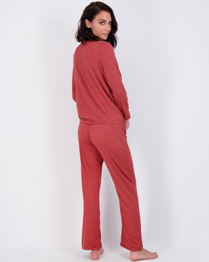 Real Essentials 2 Pack: Women’s Pajama Set Super-Soft Short & Long Sleeve Top With Pants (Available In Plus Size)