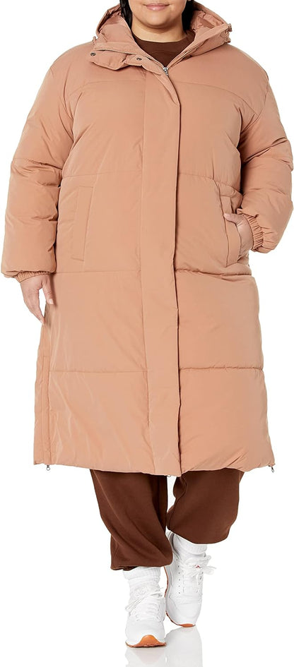Women's Oversized Long Puffer Jacket (Available in Plus Size)