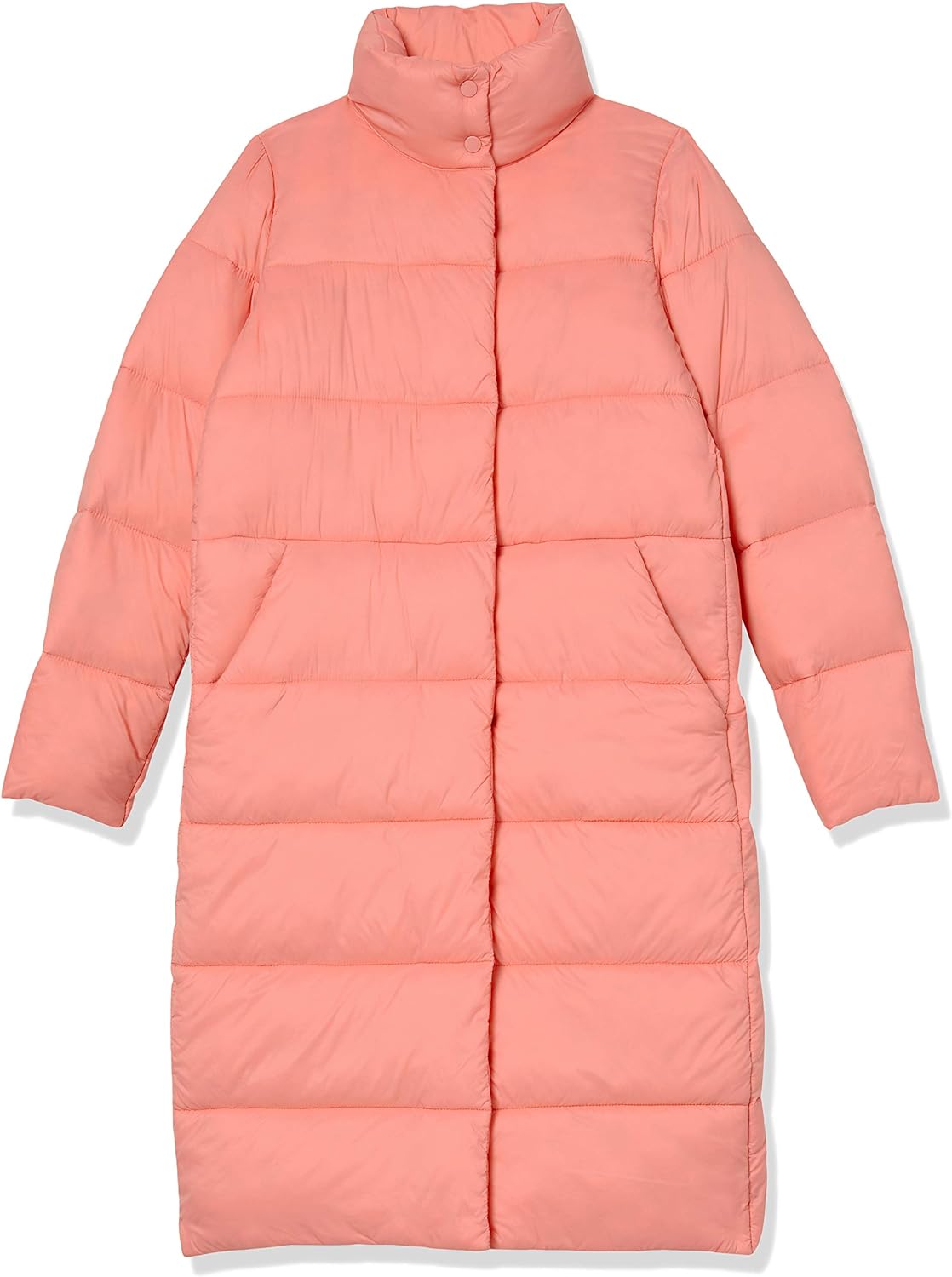 Women's Lightweight Water-Resistant Longer Length Cocoon Puffer Coat