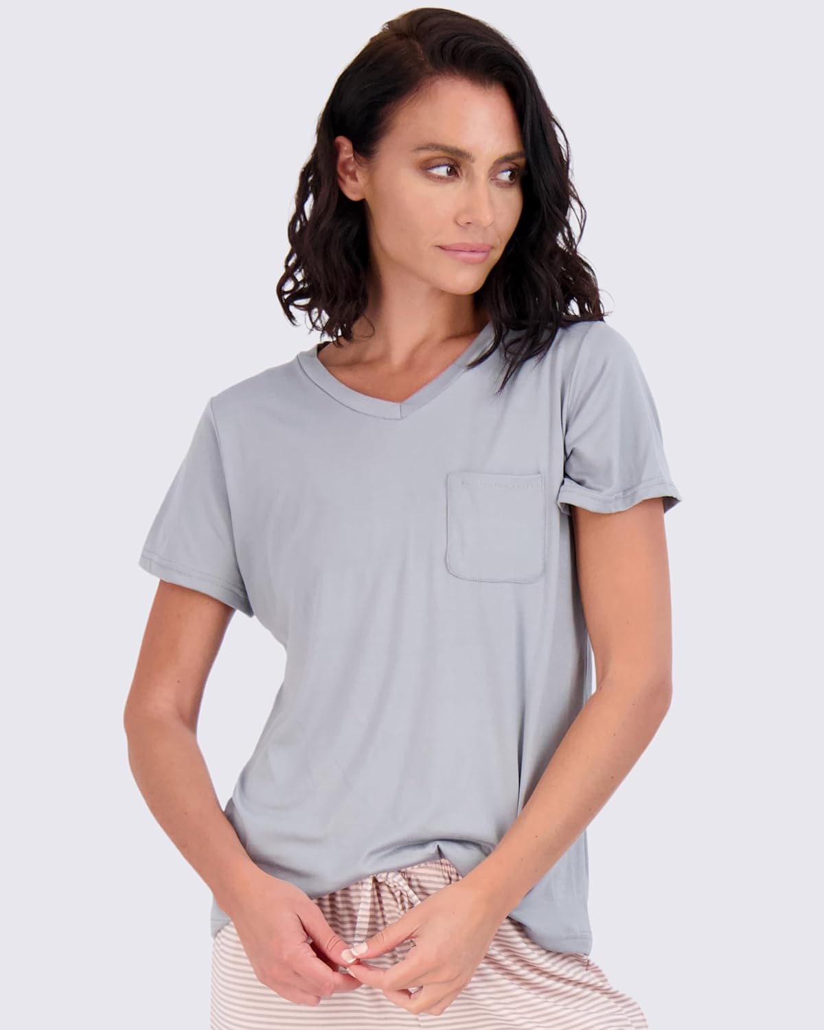 2 Pack: Women’s Pajama Set Super-Soft Short & Long Sleeve Top With Pants (Available In Plus Size)