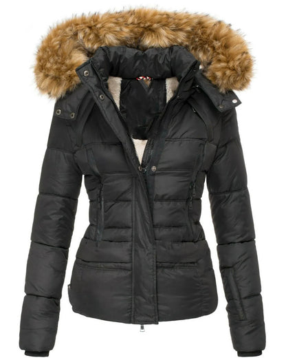 Women's winter short coat to keep warm