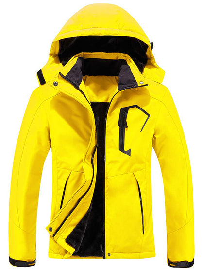 Women's waterproof winter warm ski jacket
