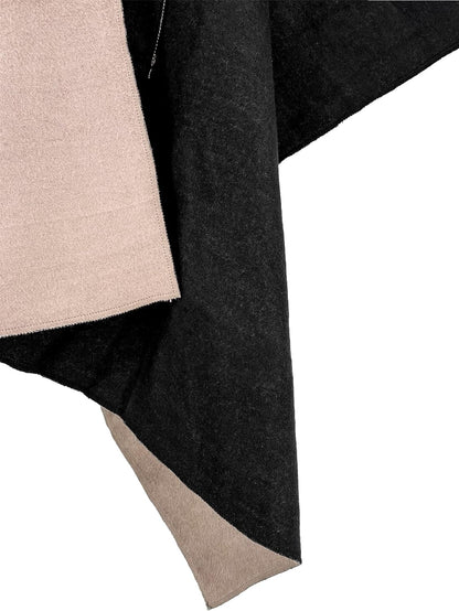 Women's Shawl Wrap Poncho Ruana Cape Open Front Cardigan Shawls for Fall Winter