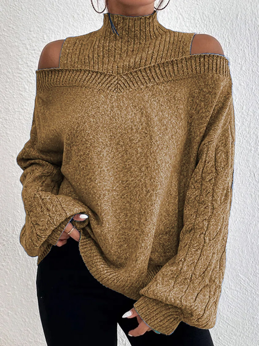 Casual Loose Tunic Sweater Knit Jumper