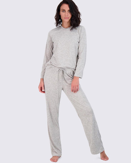 Real Essentials 2 Pack: Women’s Pajama Set Super-Soft Short & Long Sleeve Top With Pants (Available In Plus Size)