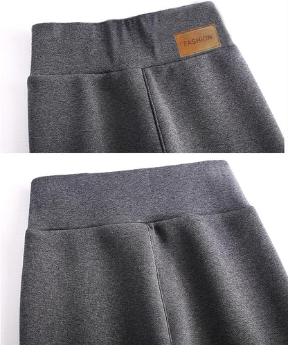 Women's Winter Warm Athletic Sweatpants Sherpa Lined Joggers Fleece Pants
