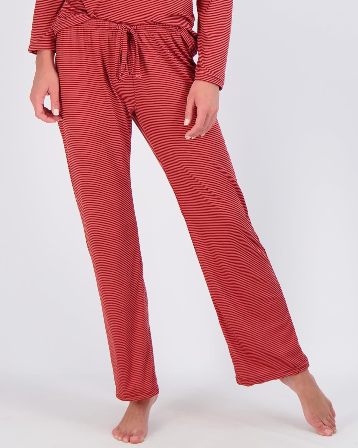 Real Essentials 2 Pack: Women’s Pajama Set Super-Soft Short & Long Sleeve Top With Pants (Available In Plus Size)