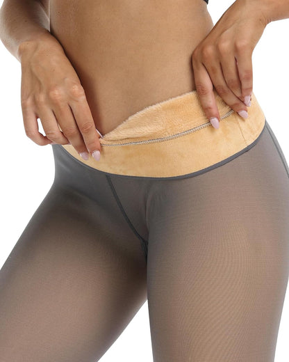 Fleece Lined Winter Warm Leggings for Women Thick Thermal Velvet Tights